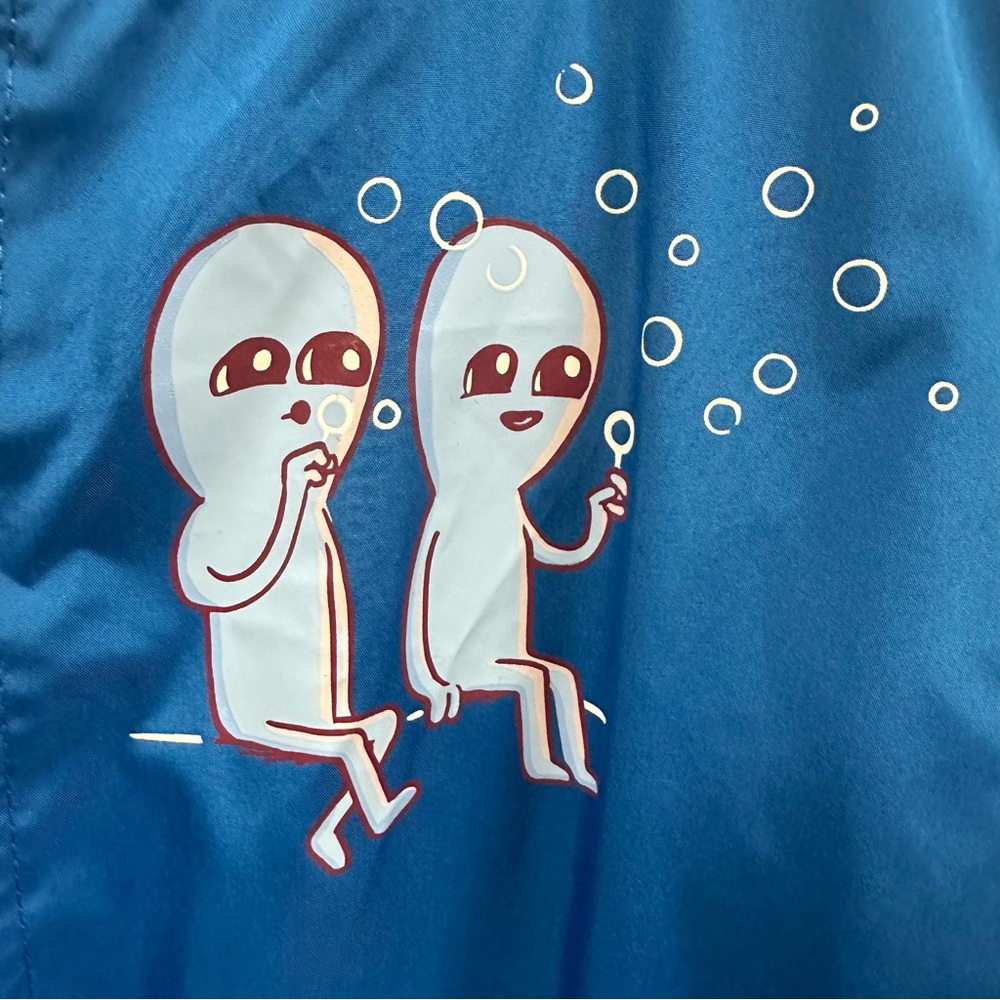 Strange Planet Nathan Pyle Alien Webcomic New York Times Zip Up Bomber Jacket M - Picture 5 of 9